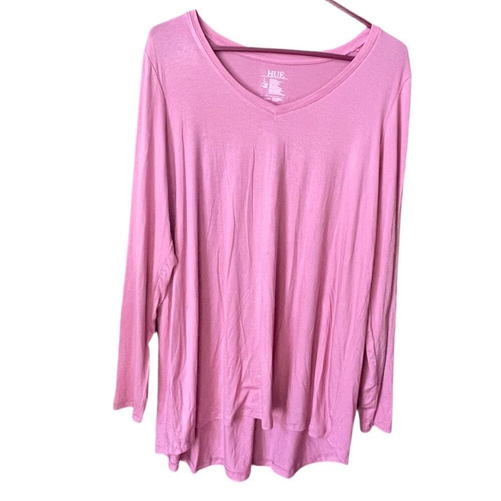 NWT Hue size L Long Sleeve tunic tee.